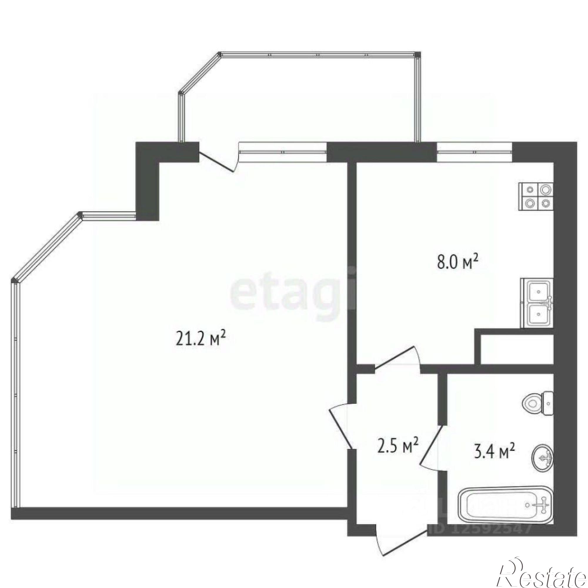 Купить квартиру за 8 500 000 рублей на ул 60 лет СССР, 3а