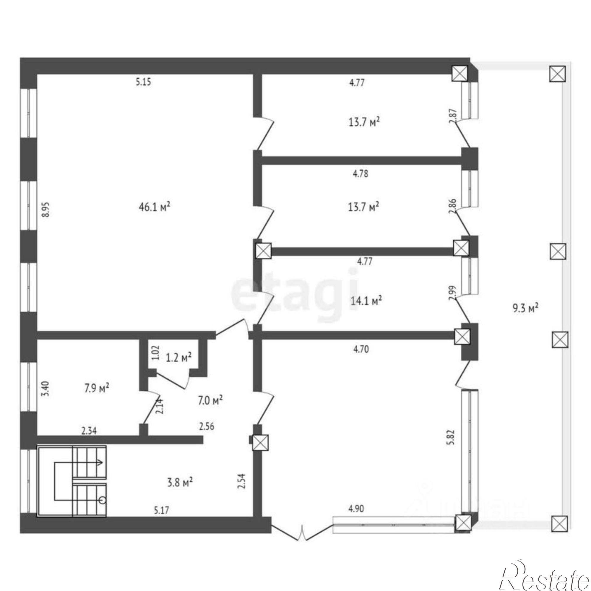 Купить квартиру за 25 000 000 рублей на мкр Волна, 1