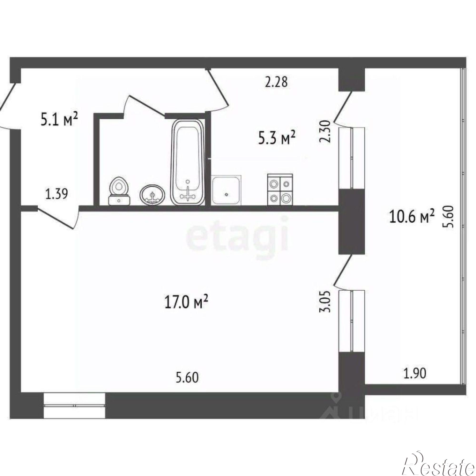 Купить квартиру за 7 700 000 рублей на пер Иванова, 3