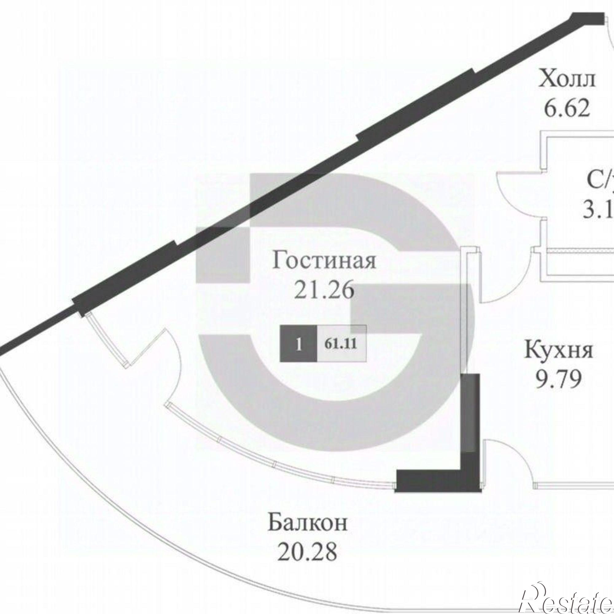 Купить квартиру за 15 850 000 рублей на Западная улица, 4 к3