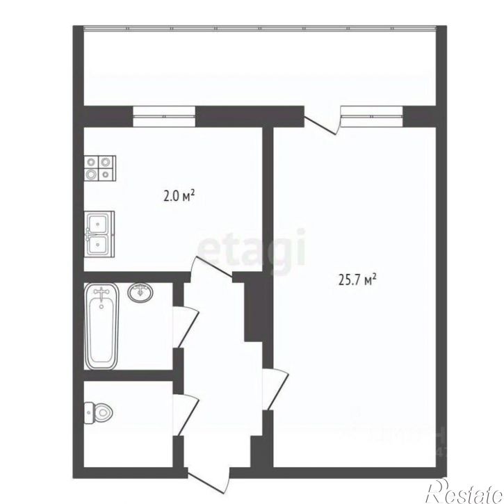 1-комн квартира ул Ламбатская, 2е,  д. 2е