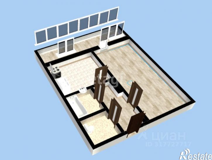 1-комн квартира ул Ламбатская, 2е,  д. 2е