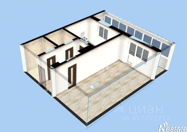 1-комн квартира ул Ламбатская, 2е,  д. 2е