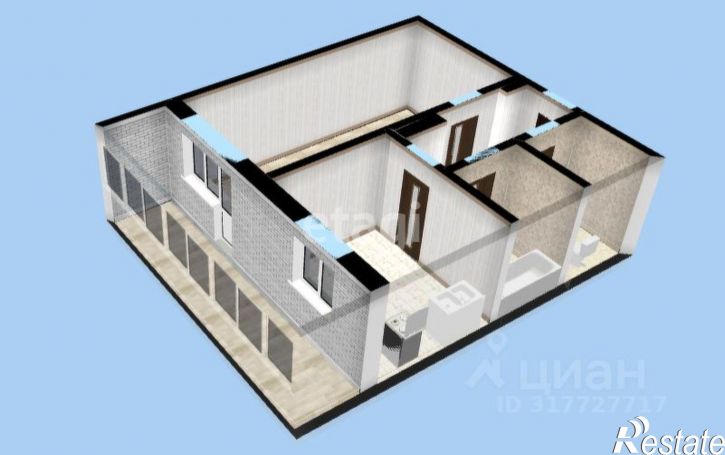 1-комн квартира ул Ламбатская, 2е,  д. 2е