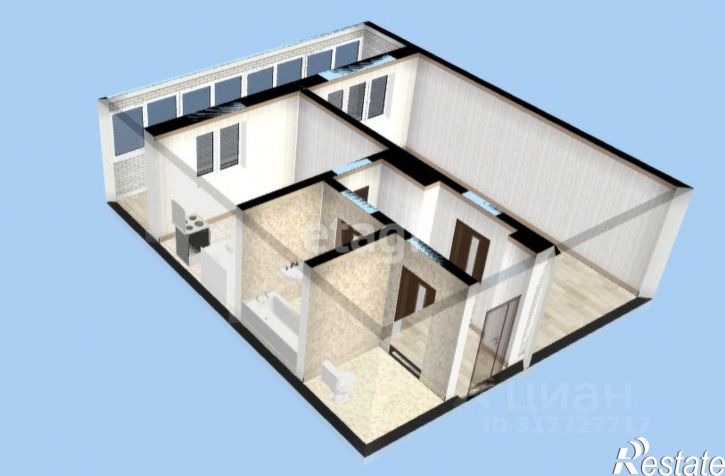 1-комн квартира ул Ламбатская, 2е,  д. 2е