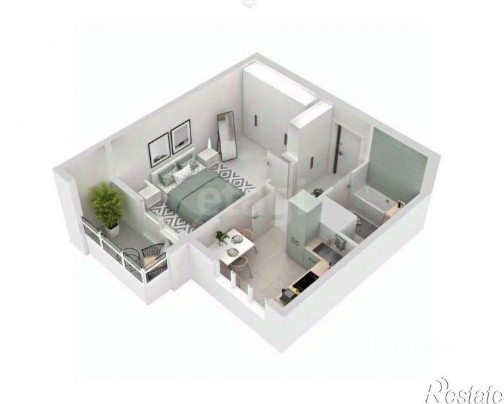 1-комн квартира ул Нагорная, 16,  д. 16