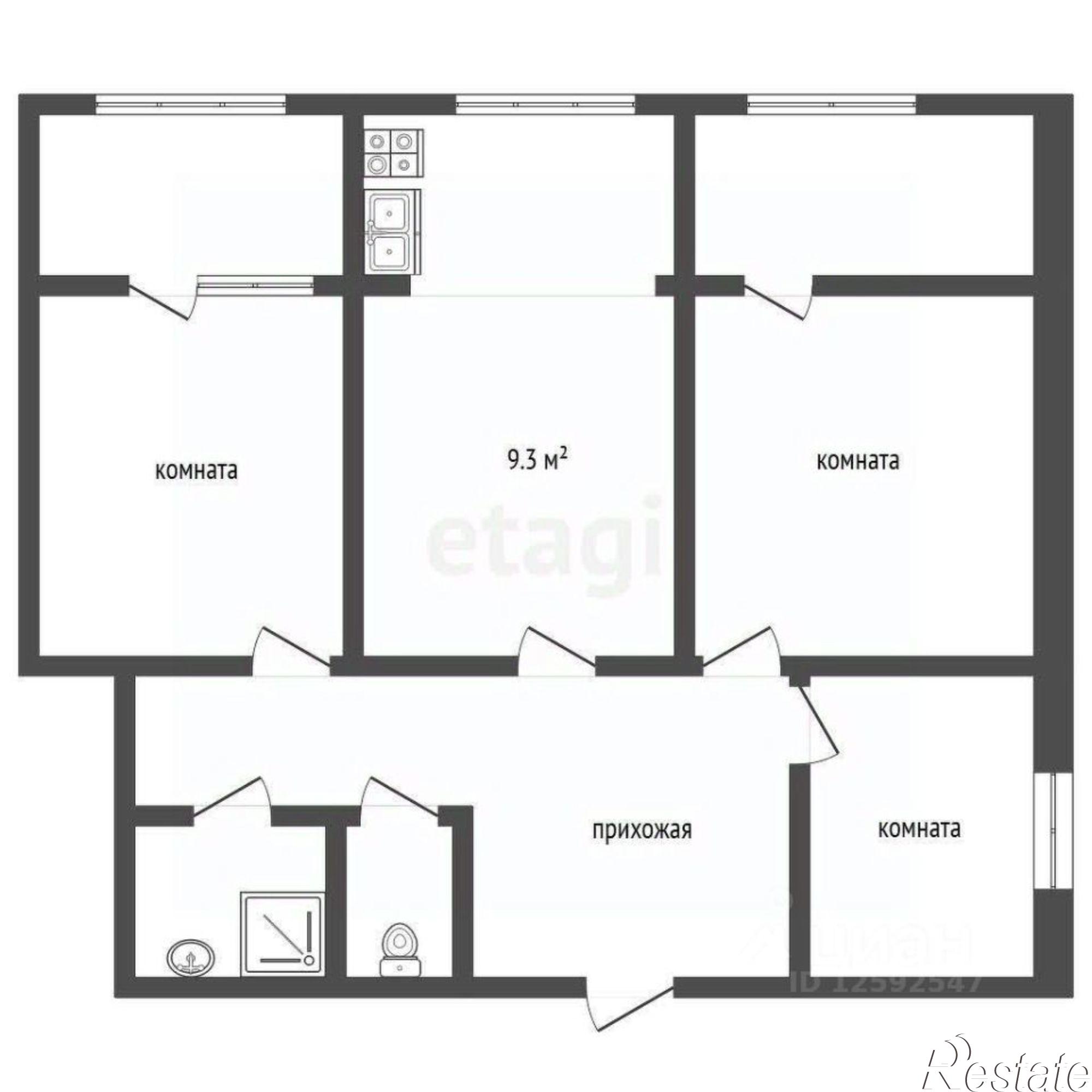 Купить квартиру за 13 000 000 рублей на ул Б.Хмельницкого, 5