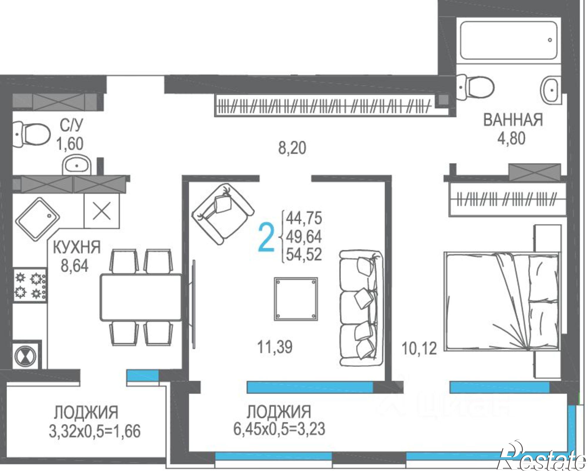 Купить квартиру за 15 374 900 рублей на улица Багликова, 1