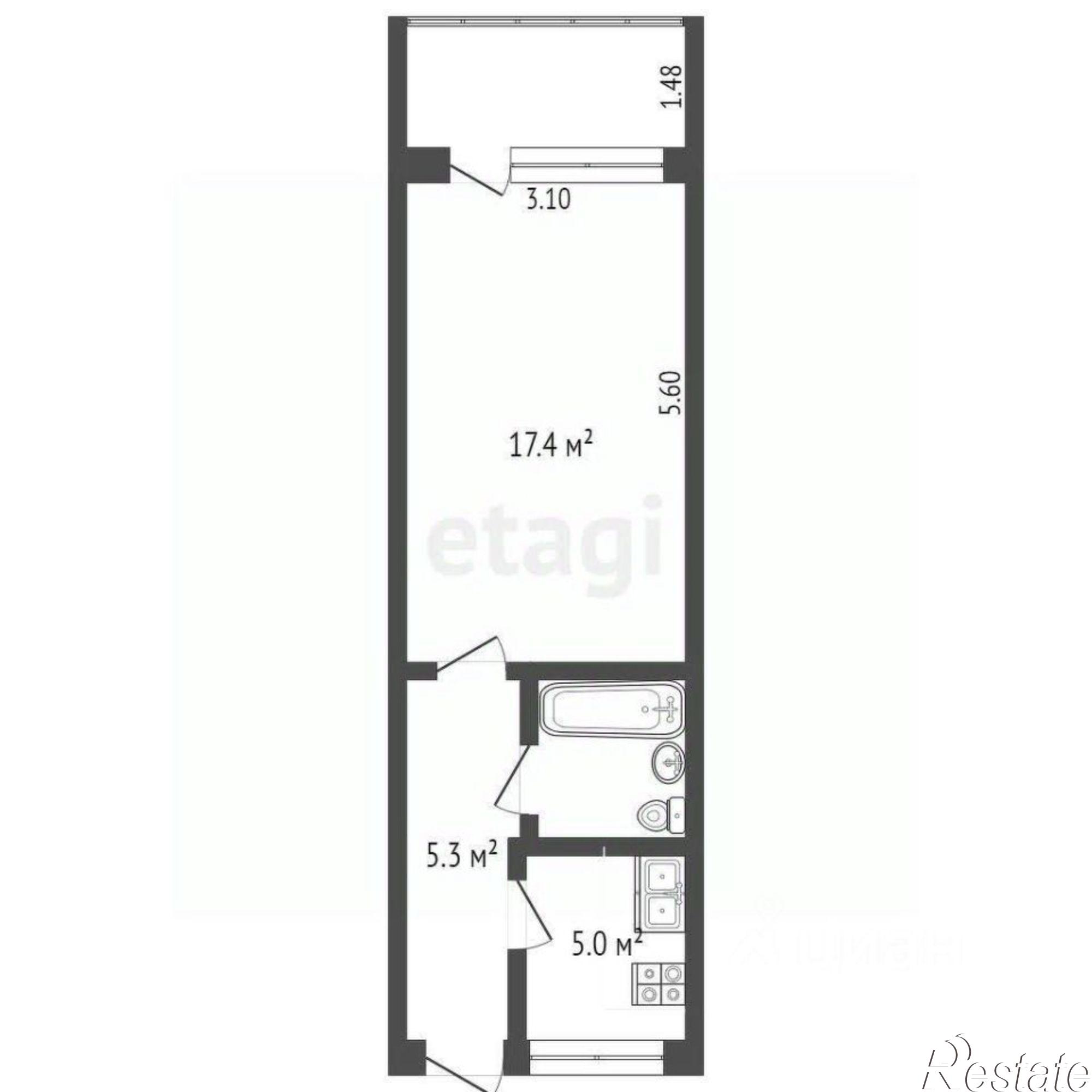 Купить квартиру за 6 990 000 рублей на ул Ялтинская, 11
