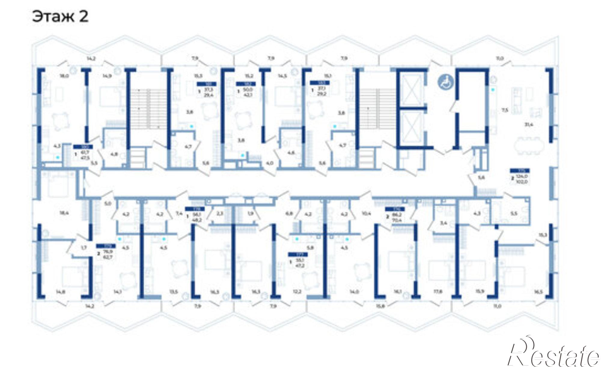 Купить квартиру за 20 607 400 рублей на Октябрьская улица, 10