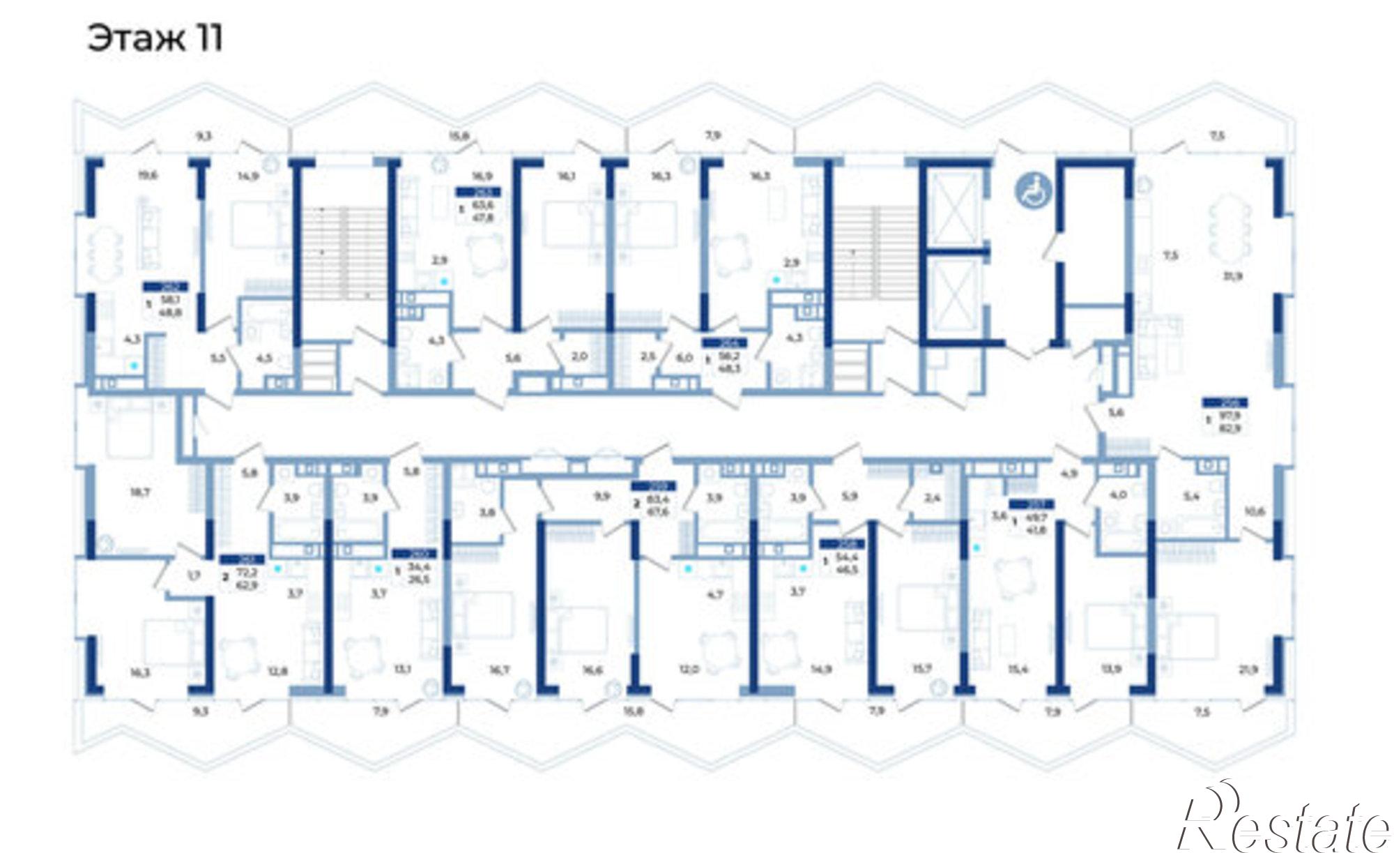 Купить квартиру за 21 868 000 рублей на ул Октябрьская, 10