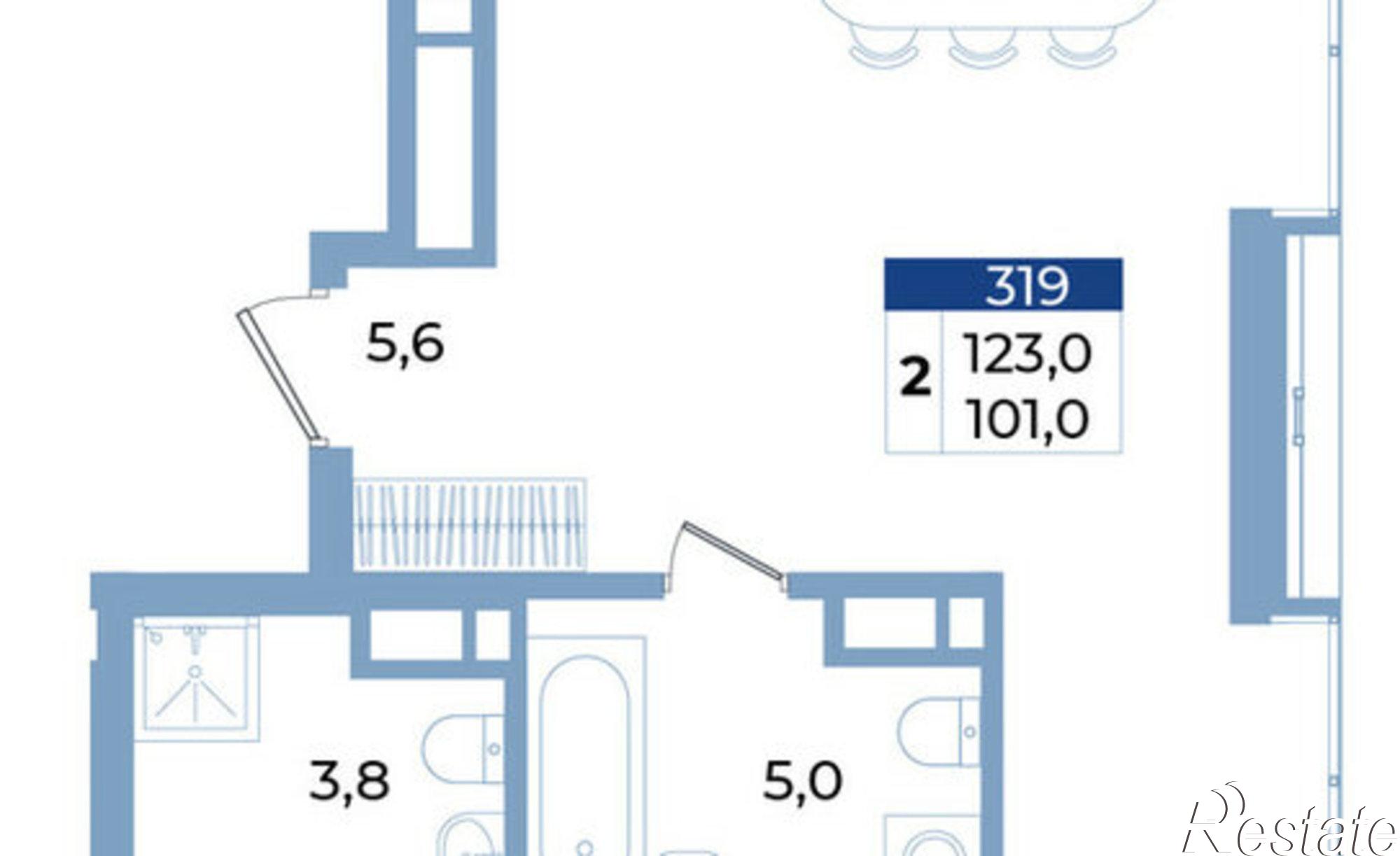 Купить квартиру за 56 334 000 рублей на ул Октябрьская, 10