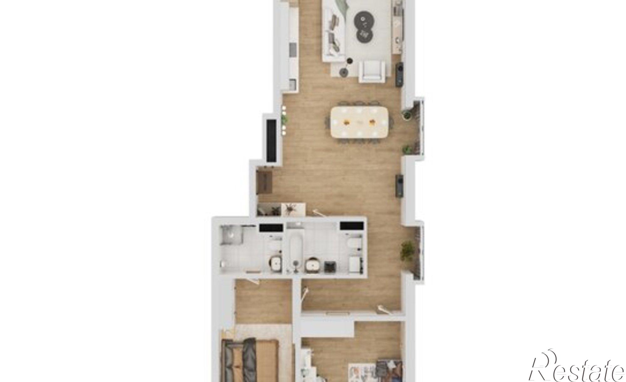 Купить квартиру за 56 334 000 рублей на ул Октябрьская, 10