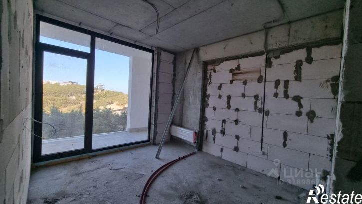 1-комн квартира в новом доме муниципальный округ Алушта