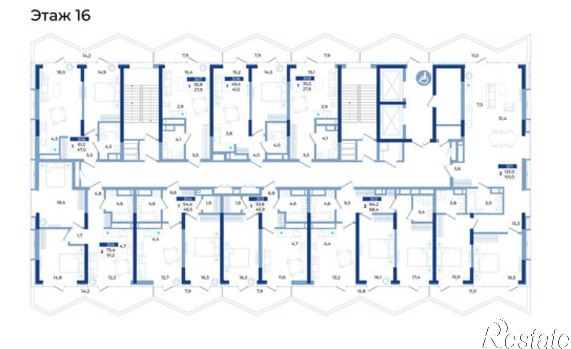 Купить квартиру за 23 550 000 рублей на Октябрьская улица, 10