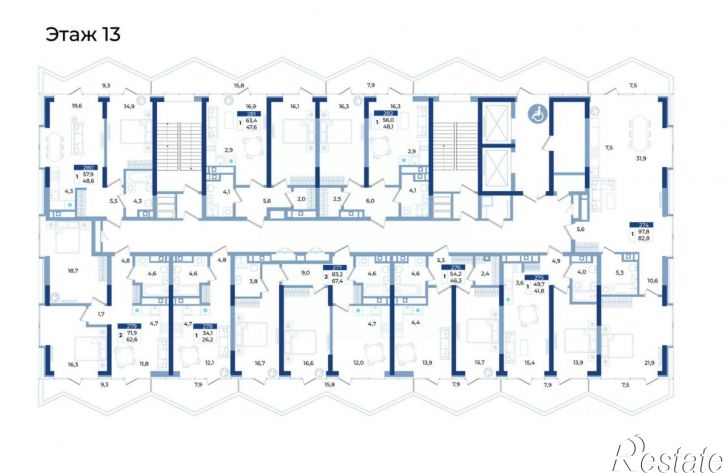 1-комн квартира в новом доме ул Октябрьская, 10,  д. 10