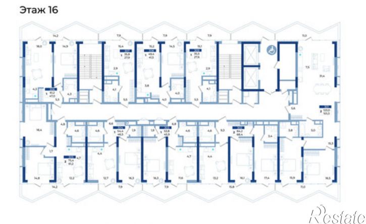 1-комн квартира в новом доме Октябрьская улица, 10,  д. 10