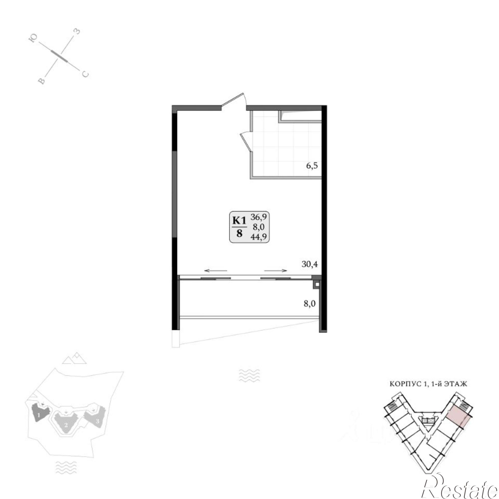 Купить квартиру за 16 970 000 рублей на пер Бориса Калядина, 9