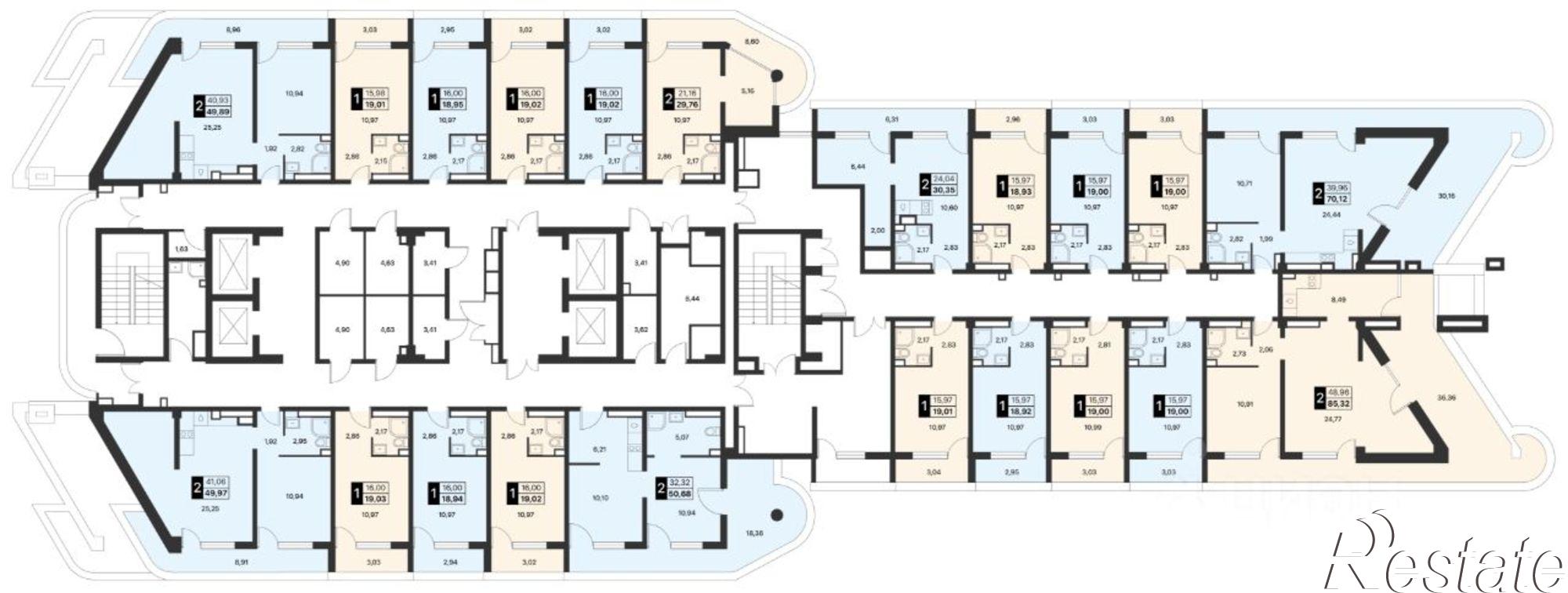Купить квартиру за 16 784 500 рублей на Перекопский переулок, 7