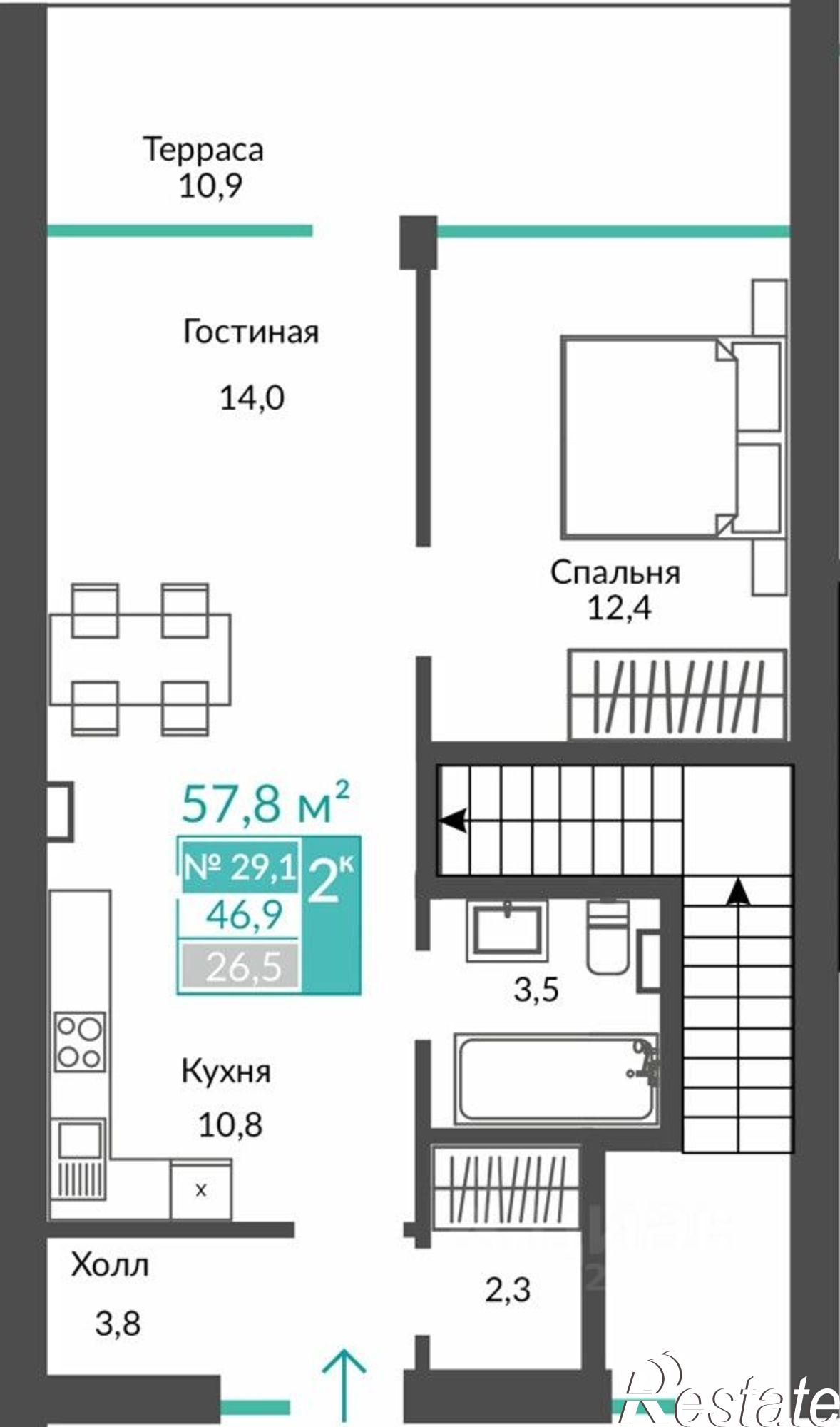 Купить квартиру за 12 290 100 рублей на ул Сусловой, 2