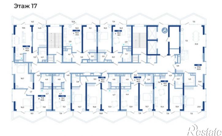 1-комн квартира в новом доме Октябрьская улица, 10,  д. 10
