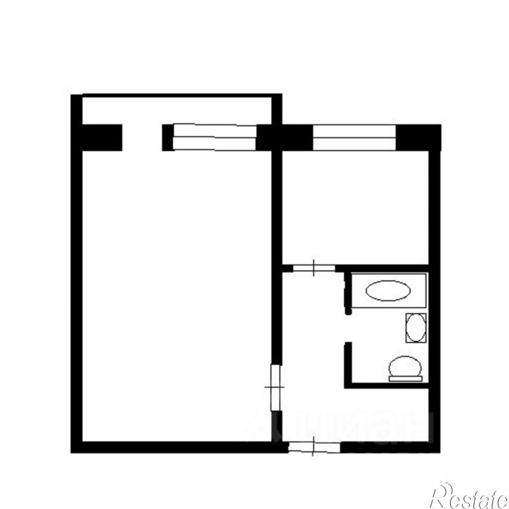 1-комн квартира ул Б.Хмельницкого, 19,  д. 19