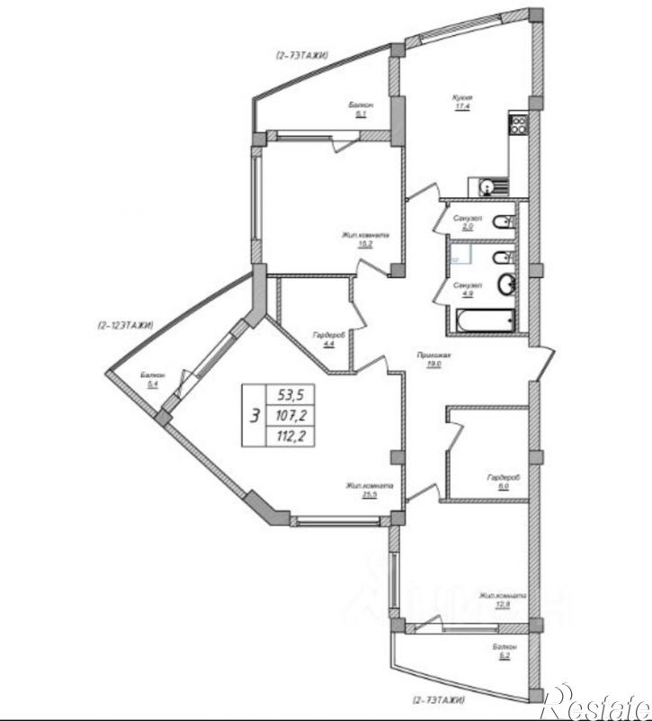 3-комн квартира улица Ленина, 37,  д. 37
