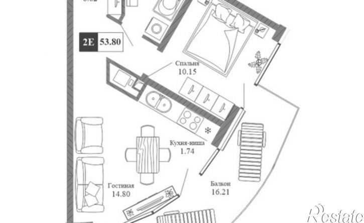 2-комн квартира Западная улица, 4 к5,  д. 4 к5