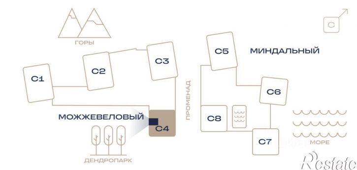 2-комн квартира в новом доме Октябрьская улица