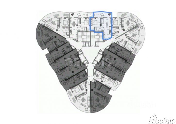2-комн квартира Западная улица, 4к4/6