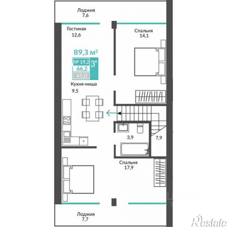 2-комн квартира улица Глазкрицкого, 2 к9,  д. 2 к9