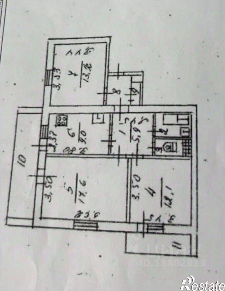 3-комн квартира ул Судакская, 18,  д. 18