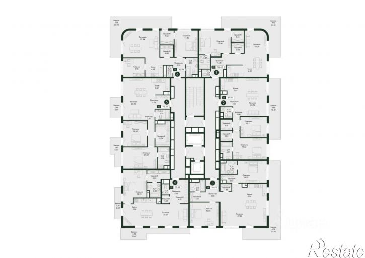 3-комн квартира в новом доме ул Саранчева, 1,  д. 1