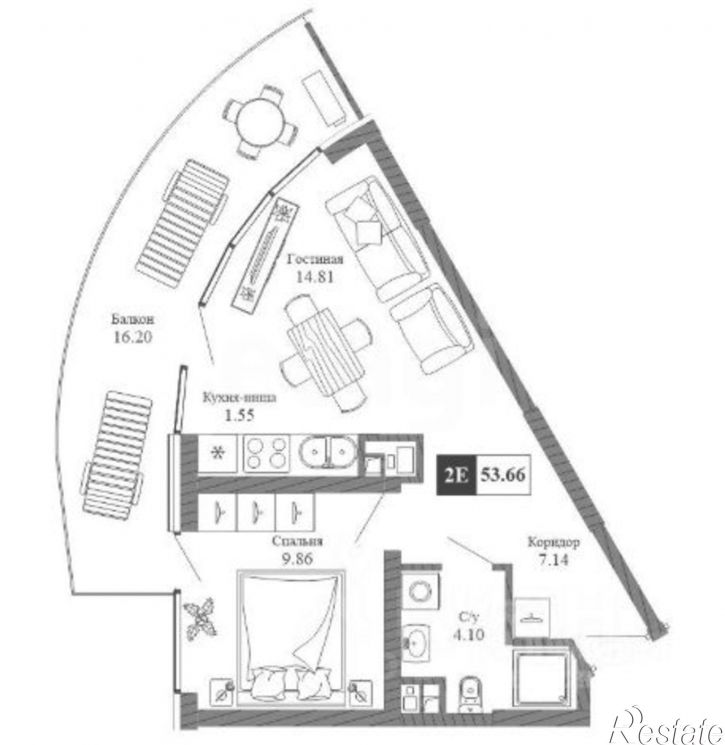 2-комн квартира улица Сергеева-Ценского, 10,  д. 10