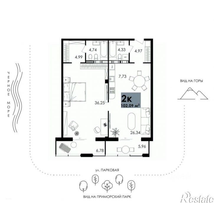 2-комн квартира ул Ленина, 16в,  д. 16в