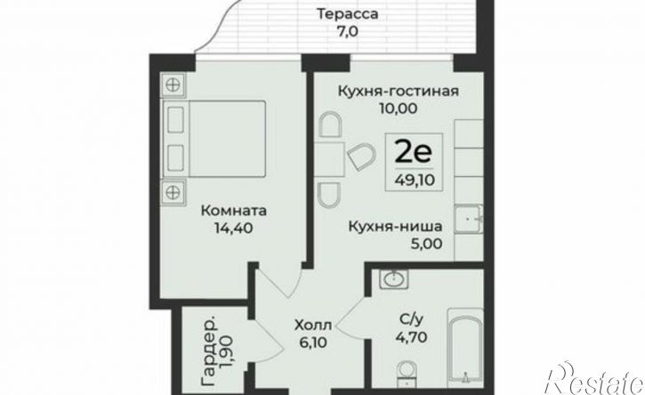 2-комн квартира в новом доме ул Глазкрицкого, 10,  д. 10