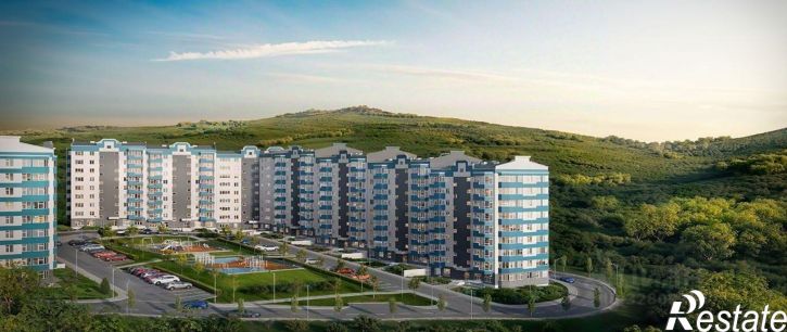 1-комн квартира в новом доме улица 60 лет СССР