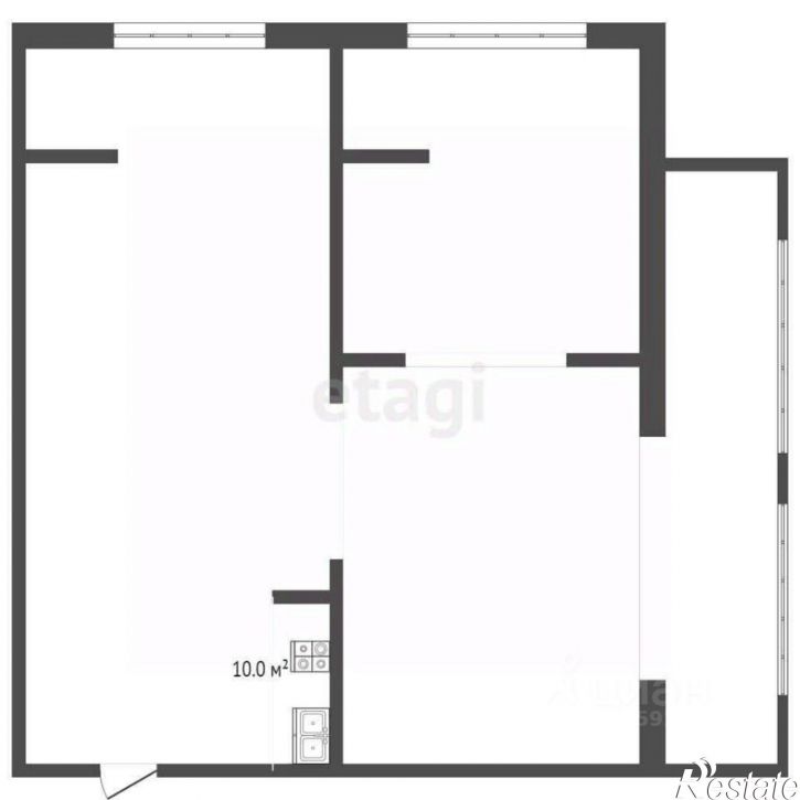 3-комн квартира ул Чатырдагская, 2,  д. 2