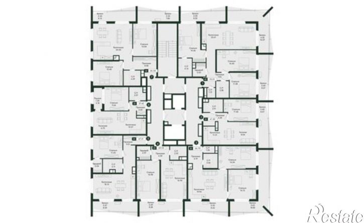 2-комн квартира в новом доме ул Саранчева, 1,  д. 1