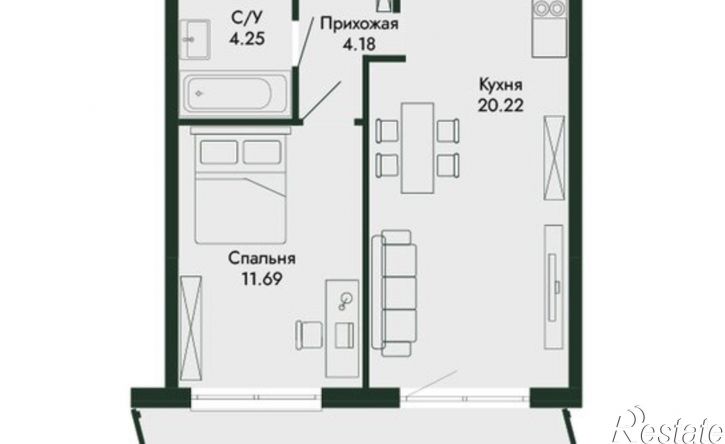 2-комн квартира в новом доме ул Краснофлотская, 32/5,  д. 32/5