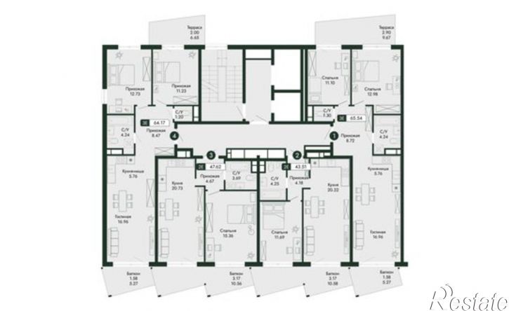 2-комн квартира в новом доме ул Краснофлотская, 32/5,  д. 32/5