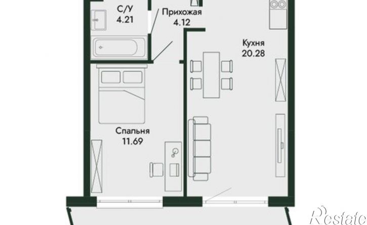 2-комн квартира в новом доме ул Краснофлотская, 32/5,  д. 32/5