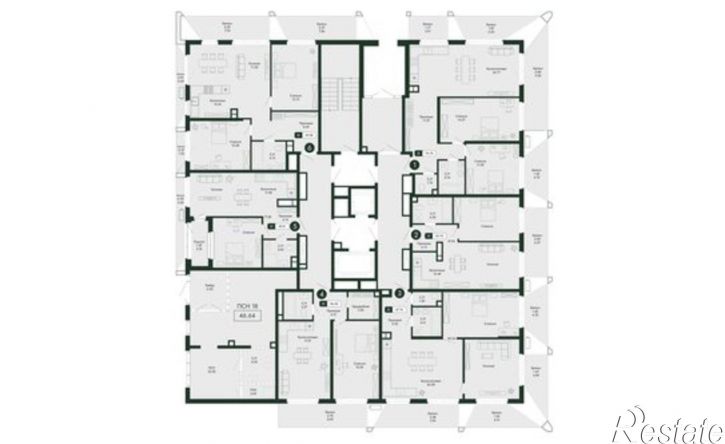 2-комн квартира в новом доме ул Саранчева, 1,  д. 1