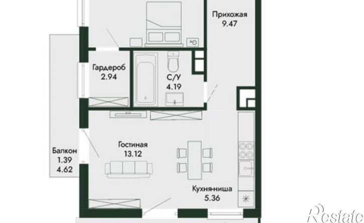 2-комн квартира в новом доме ул Краснофлотская, 32/5,  д. 32/5