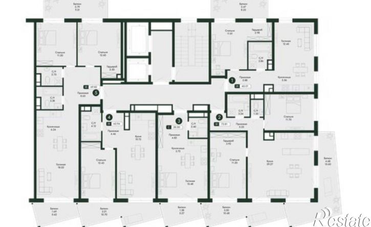 2-комн квартира в новом доме ул Краснофлотская, 32/5,  д. 32/5