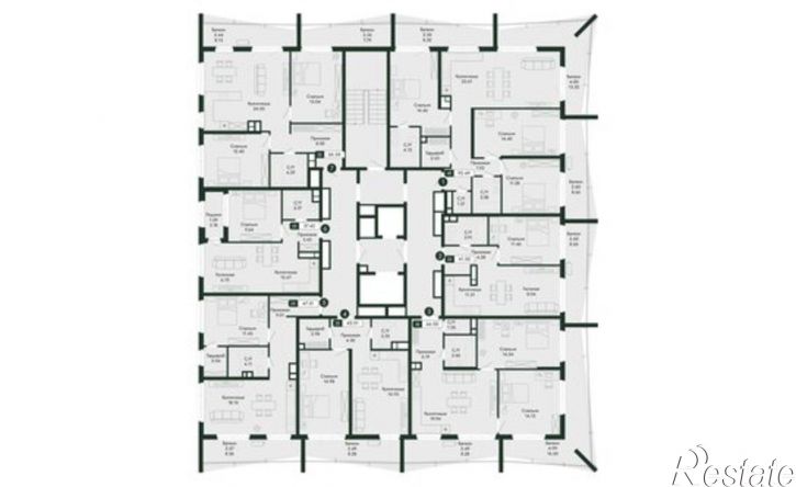 2-комн квартира в новом доме ул Саранчева, 1,  д. 1
