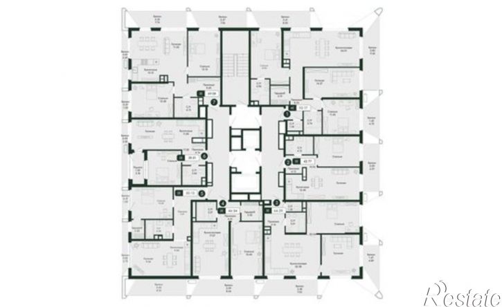 2-комн квартира в новом доме ул Саранчева, 1,  д. 1