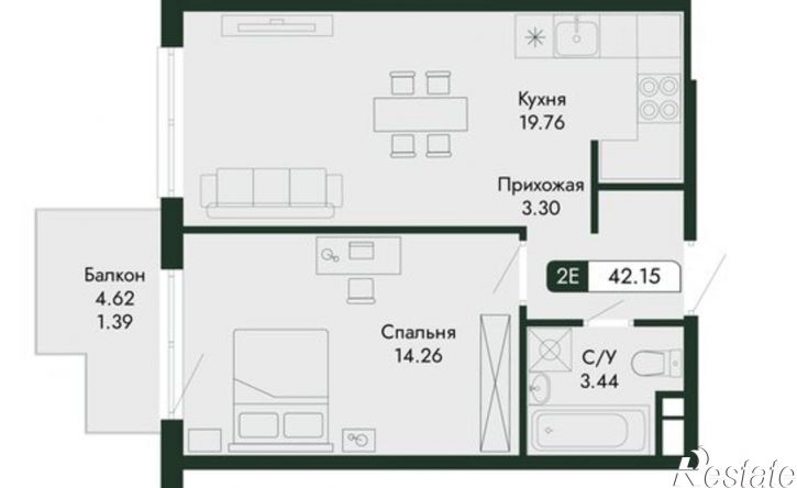 2-комн квартира в новом доме ул Краснофлотская, 32/5,  д. 32/5