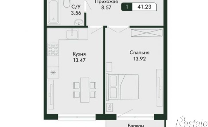 2-комн квартира в новом доме ул Краснофлотская, 32/5,  д. 32/5