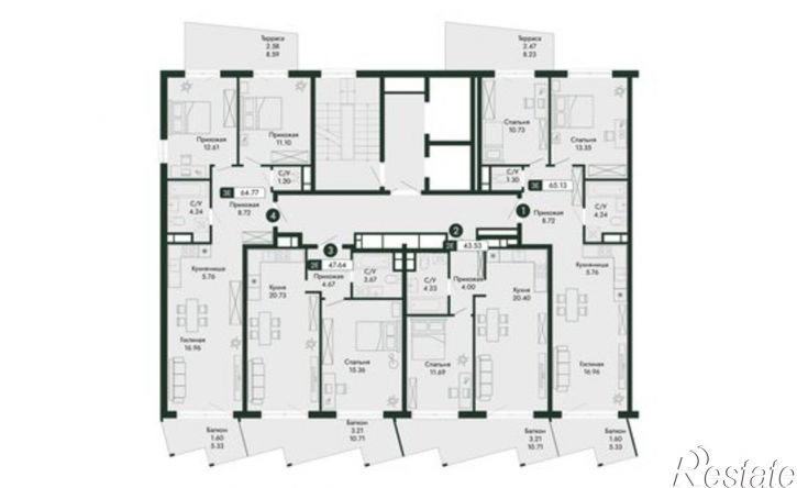 2-комн квартира в новом доме ул Краснофлотская, 32/5,  д. 32/5